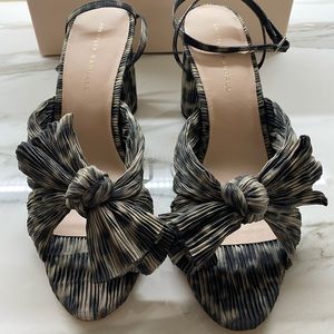 Loeffler Randall Camellia Beauty Pleated Bow Heel 10
